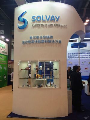 索爾維攜創新醫療材料解決方案亮相2014上海中國國際醫療設備設計與技術展覽會，聚焦特種設備設計新篇章